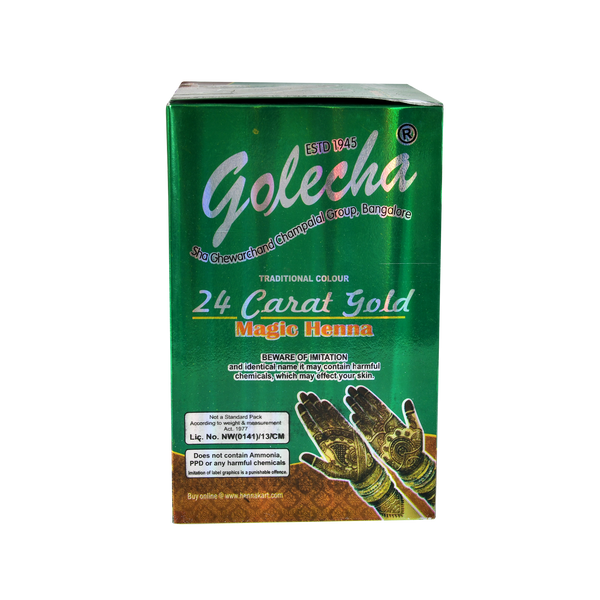 GOLECHA 24 CARAT GREEN HENNA TUBE