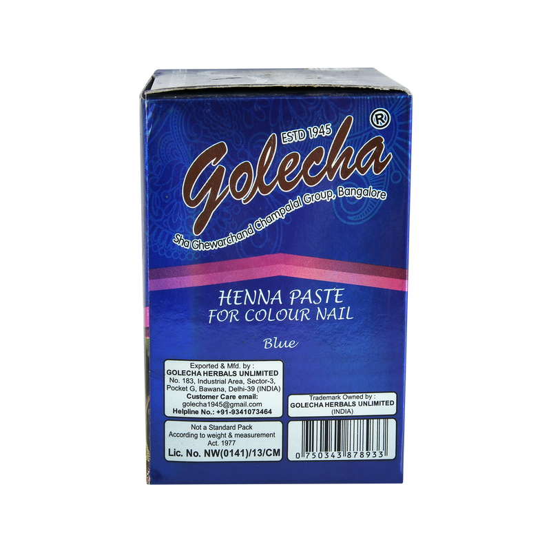 GOLECHA NAIL BLUE HENNA TUBE