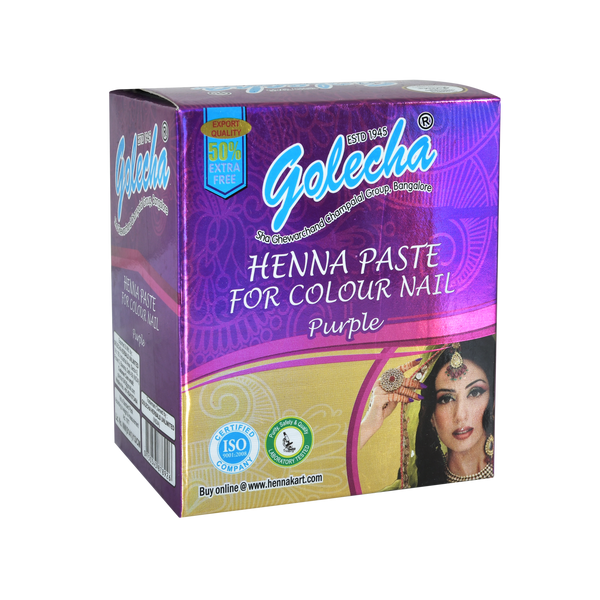 GOLECHA NAIL PURPLE HENNA TUBE