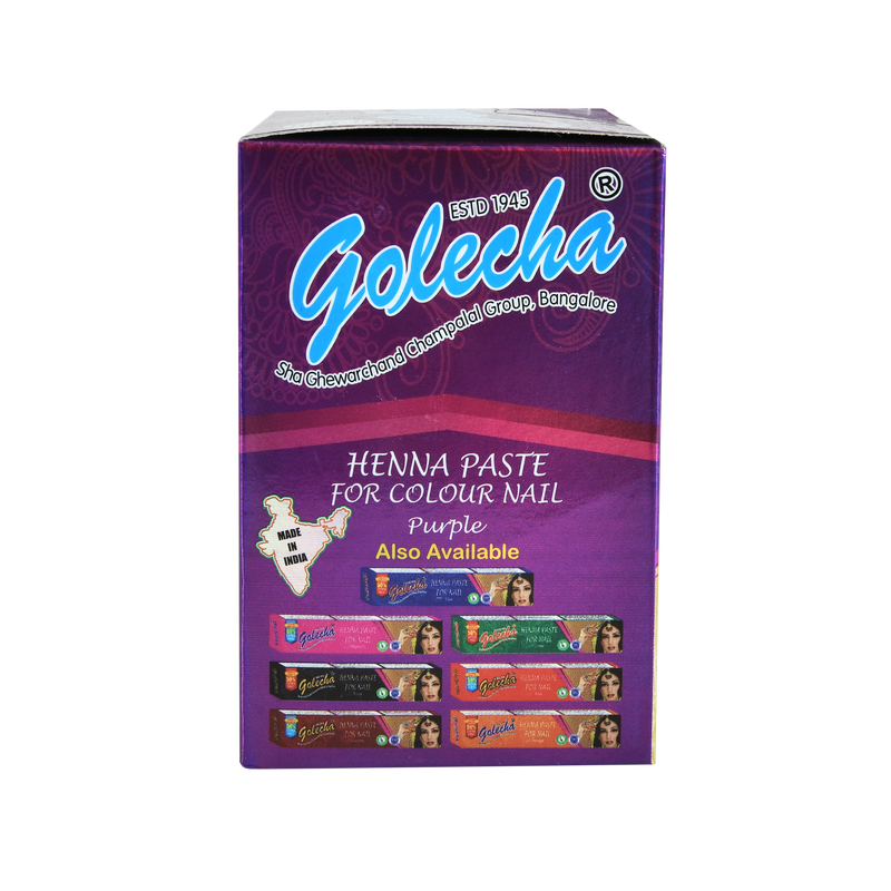 GOLECHA NAIL PURPLE HENNA TUBE