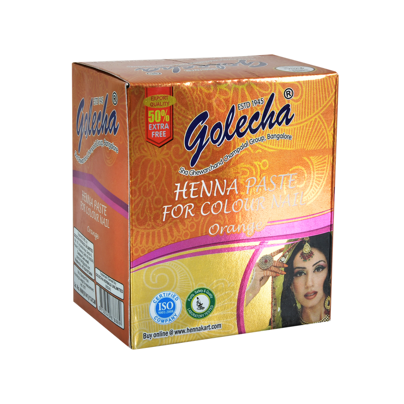 GOLECHA NAIL ORANGE HENNA TUBE