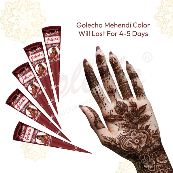 Golecha 100 % Percent Natural Mehandi Cone